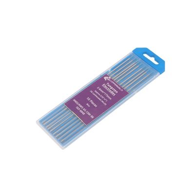 Electrodo de tungsteno azul superior WL20 para soldadura de acero inoxidable y níquel de carbono