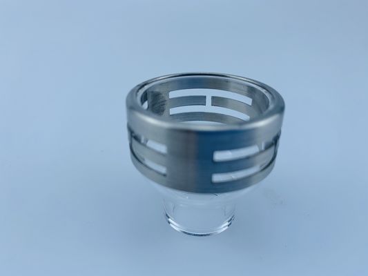 Boquilla de cuarzo de anillo de acero para una mejor cobertura de gas en aplicaciones de soldadura TIG