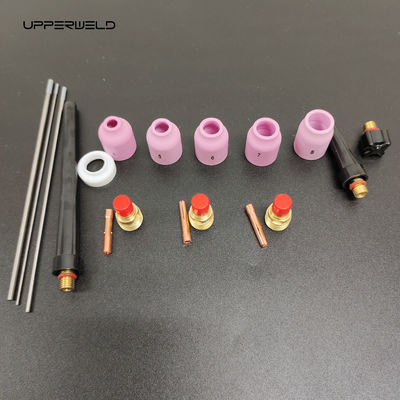 Apoyo OEM WP 9/20-53N 18KIT Tig Accesorios de soldadura Conjunto de boquilla cerámica Kit de consumibles TIG