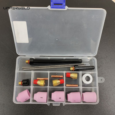 Apoyo OEM WP 9/20-53N 18KIT Tig Accesorios de soldadura Conjunto de boquilla cerámica Kit de consumibles TIG