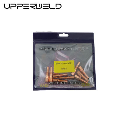 OEM Accesorio MIG personalizado UPPERWELD 25AK Soportador de puntas para antorcha Mig de gas refrigerada con agua