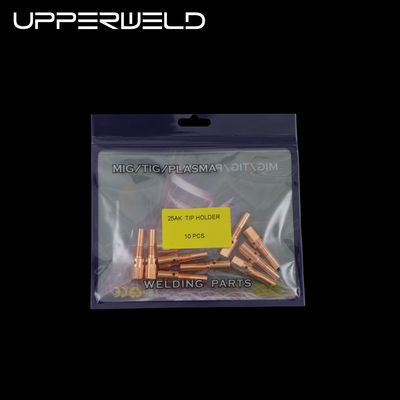 OEM Accesorio MIG personalizado UPPERWELD 25AK Soportador de puntas para antorcha Mig de gas refrigerada con agua