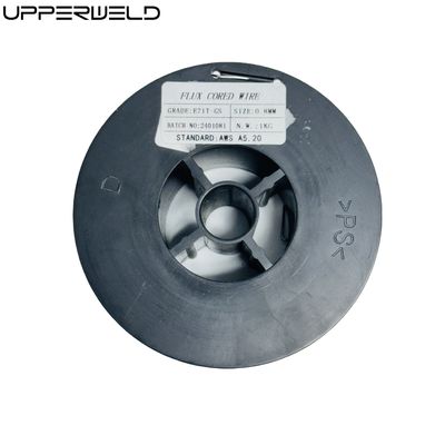 Acero blando inoxidable de núcleo de flujo MIG E71T-GS para trabajos de soldadura y aplicaciones al aire libre