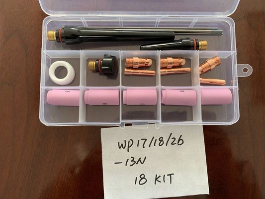 Kit de consumibles de antorchas de soldadura TIG personalizado para PTA DB SR WP 17 18 26 13N 53N 54N