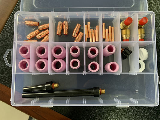 Kit de consumibles de antorchas de soldadura TIG personalizado para PTA DB SR WP 17 18 26 13N 53N 54N
