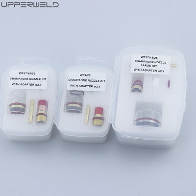 Aplicación TIG ACCESORIOS PYRE TIG Saldado de la antorcha Kit de lentes de gas para el TIG WP-17/18/26
