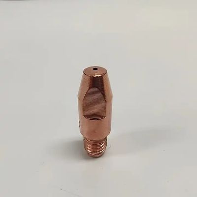 Punto de contacto de la antorcha MIG de metal para el material de soldadura de consumo de M6 UPPERWELD 28mm CRZR