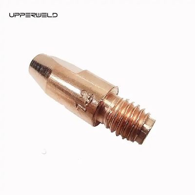 Punto de contacto de la antorcha MIG de metal para el material de soldadura de consumo de M6 UPPERWELD 28mm CRZR