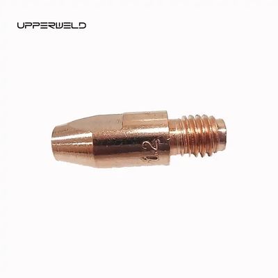Punto de contacto de la antorcha MIG de metal para el material de soldadura de consumo de M6 UPPERWELD 28mm CRZR