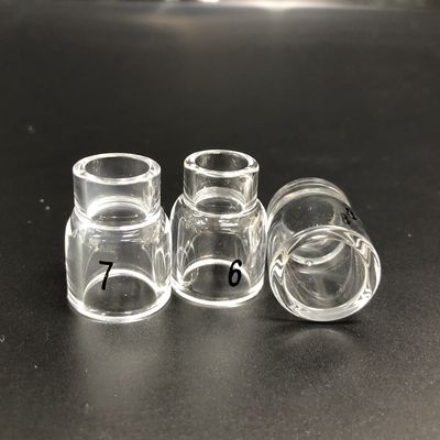 Kit de tazas de vidrio TIG para 13NQ10-6 11-7 12-8 TIG antorcha de soldadura lente de gas de polvo 0.1kg