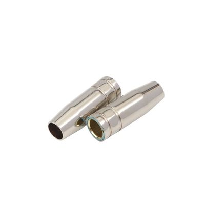 Consumibles de soldadura de Binzel UPPER 15AK Boquilla de gas con material de cobre y 53 mm de longitud