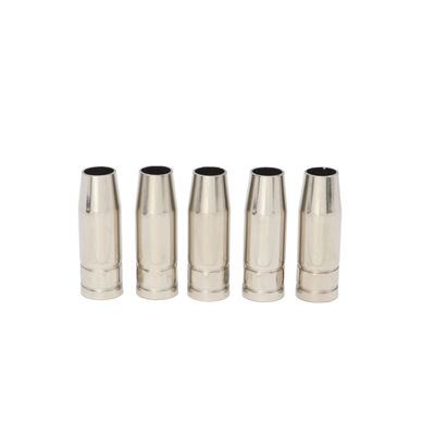 Consumibles de soldadura de Binzel UPPER 15AK Boquilla de gas con material de cobre y 53 mm de longitud