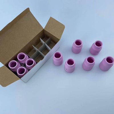 Accesorios de antorcha de soldador TIG para soldadura rosa Lente de gas grande copa de aluminio boquilla