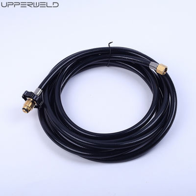 Adaptador de propano de GLP de 12 pies/25 pies/50 pies de longitud con conexión rápida y manguera de gas de goma superior