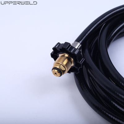 Adaptador de propano de GLP de 12 pies/25 pies/50 pies de longitud con conexión rápida y manguera de gas de goma superior