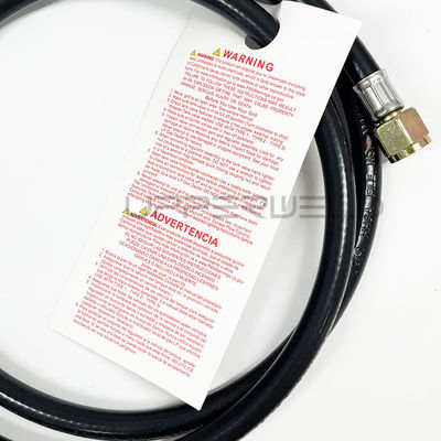 Regulador de propano de antorcha de soldadura de goma 0-5PSI Ajustable con manguera y válvula de GLP de 5FT