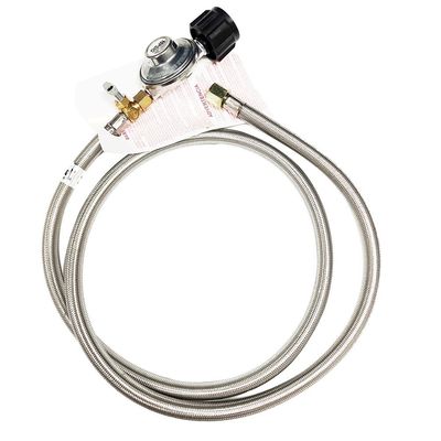 Regulador de quemador de propano de baja presión de plata para calentador de parrilla de gas