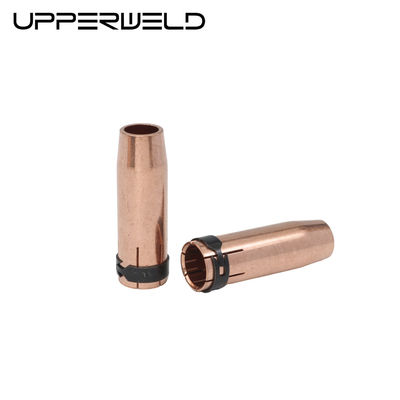 Nozzle de soldadura cónica dorada para el UPPERWELD 501D MIG Accesorios de soldadura Nozzle de gas