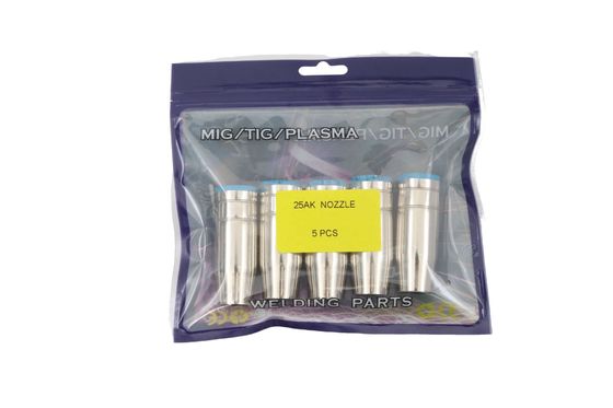 Copas de refrigeración con una boquilla cónica de protección con aire refrigerado 25AK MIG MAG CO2