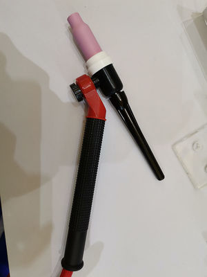 Torcha de soldadura TIG refrigerada por aire de 125 amperaje fácil de operar y flexible cabeza del cuerpo para soldadura