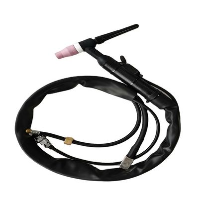 WT-17 10-25EU Gas Argón Tig antorcha Arma de soldadura refrigerada por aire para soldadura de metales Negro Rojo