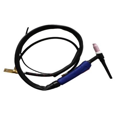 WT-17 10-25EU Gas Argón Tig antorcha Arma de soldadura refrigerada por aire para soldadura de metales Negro Rojo