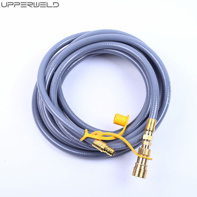 10/12/24 manguera de gas natural de pies con accesorios de conexión rápida y manguera de soldadura en plata