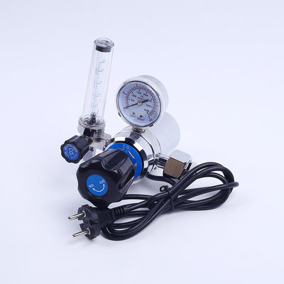 Regulador de argón con medidor de caudal para soldador TIG MIG Saldado medidor de presión de CO2 CGA580