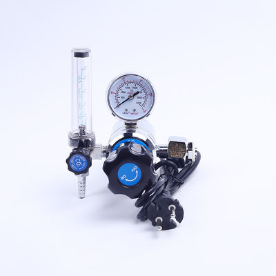 Regulador de argón con medidor de caudal para soldador TIG MIG Saldado medidor de presión de CO2 CGA580
