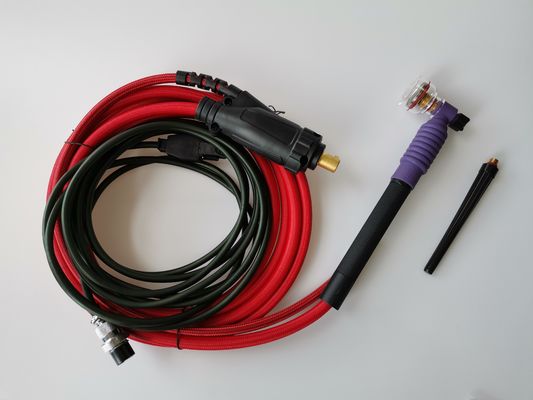Apoyo personalizado OEM Black WP26 TIG Welding Torch con cable de 4m y boquilla de cerámica