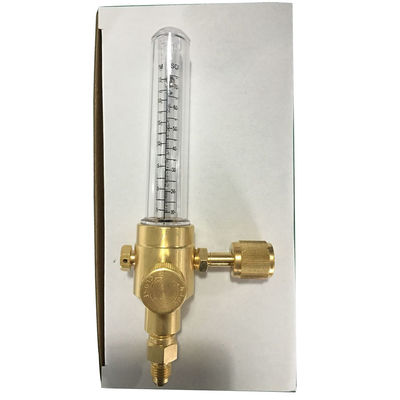 1/4-pulgada conexión de entrada de la llama femenina regulador de nitrógeno indicador de flujo de latón amarillo HVAC