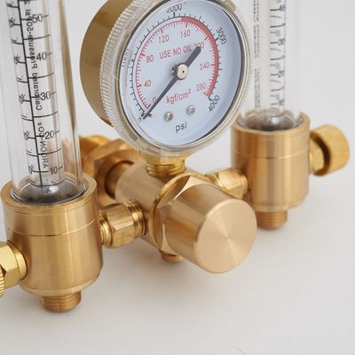 Regulador de CO2 de argón de alta presión para soldadores de gases estándar de medidor de presión de 3500 psi