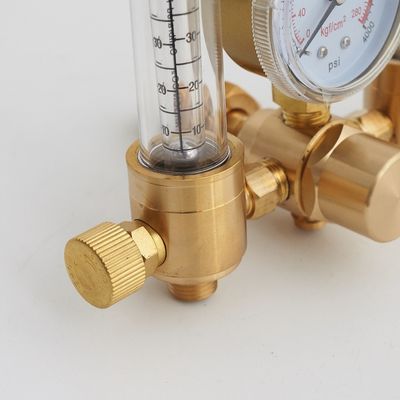 Regulador de CO2 de argón de alta presión para soldadores de gases estándar de medidor de presión de 3500 psi