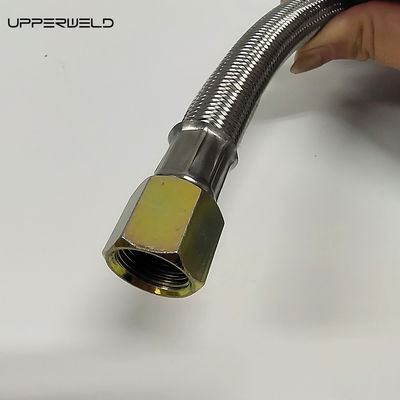 5 pies rojo y plata propano de acero inoxidable trenzado tanque de campamento de gas de gas licuado con medidor