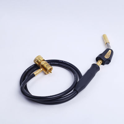 MAPP Lámpara de soldadura manual de gas propano a alta temperatura de llama con manguera y válvula