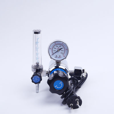 Regulador de CO2 de soldadura para medidores de flujo de presión con reductor de presión de aire y mando de ajuste