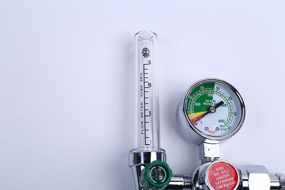 Medidor de flujo de gas de oxígeno médico con regulador de válvula reductora de alta presión y seguridad