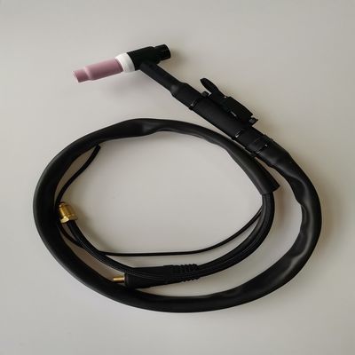 WP-26V-R 35-70 EU Plug TIG Kit de antorchas Arma de soldadura refrigerada por aire con válvula de gas 200A Negro Rojo
