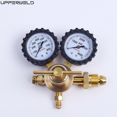Regulador de gas de medios de gas estándar con presión de entrega de 0-400 PSI y salida de entrada de latón