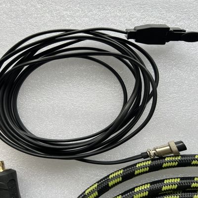 Cuadro de soldadura de la cabeza de la antorcha flexible 10-25EU con conector de 5 polos de cable 4M 150A