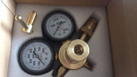 Regulador de nitrógeno de gas para NO2 de alta presión CGA580 de entrada y 1/4' de salida