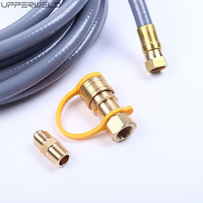 5/8&quot;/1/8&quot;/1/4&quot; Conectar tamaño 10/12/24 pies manguera de gas natural para calefacción de chimenea de parrilla
