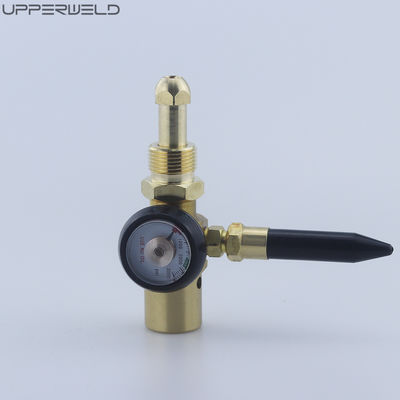 Reducción de gases Inflador de relleno de globo de helio látex 0-3000 PSI con medidor para válvula de tanque CGA580