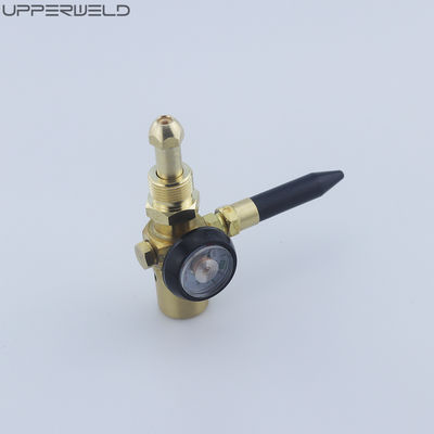 Reducción de gases Inflador de relleno de globo de helio látex 0-3000 PSI con medidor para válvula de tanque CGA580
