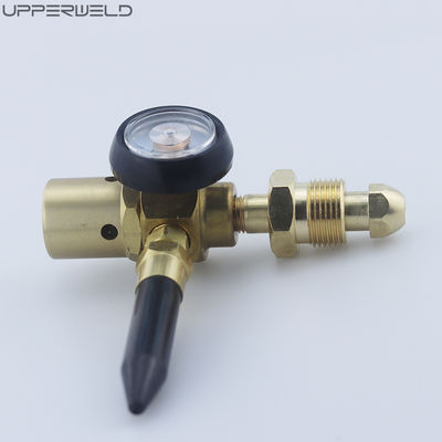 Reducción de gases Inflador de relleno de globo de helio látex 0-3000 PSI con medidor para válvula de tanque CGA580