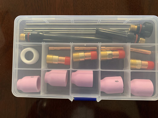 OBM Kit de consumibles de antorcha de soldadura TIG para WP-17/18/26 53N