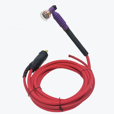 WT125F Torcha de soldadura TIG con taza de vidrio de cable rojo y lente de gas Soporte ODM personalizado