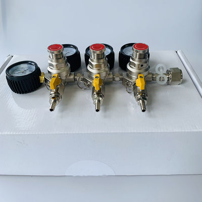 Regulador de presión de dos etapas de acero inoxidable avanzado para cerveza comercial