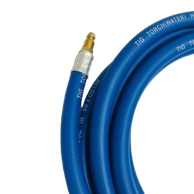 Tig Saldado manguera de refrigeración por agua del cable de potencia superior Tig antorcha con manguera azul en 9 * 0D13