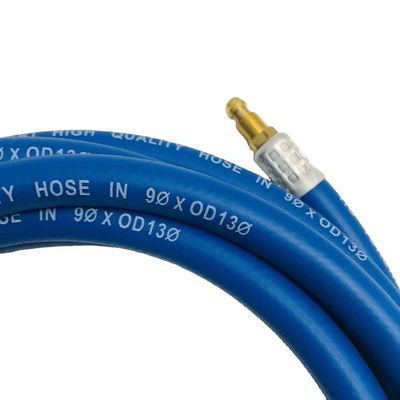 Tig Saldado manguera de refrigeración por agua del cable de potencia superior Tig antorcha con manguera azul en 9 * 0D13